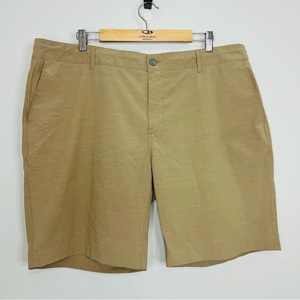 Faherty Tan All Day Chino Shorts 42W